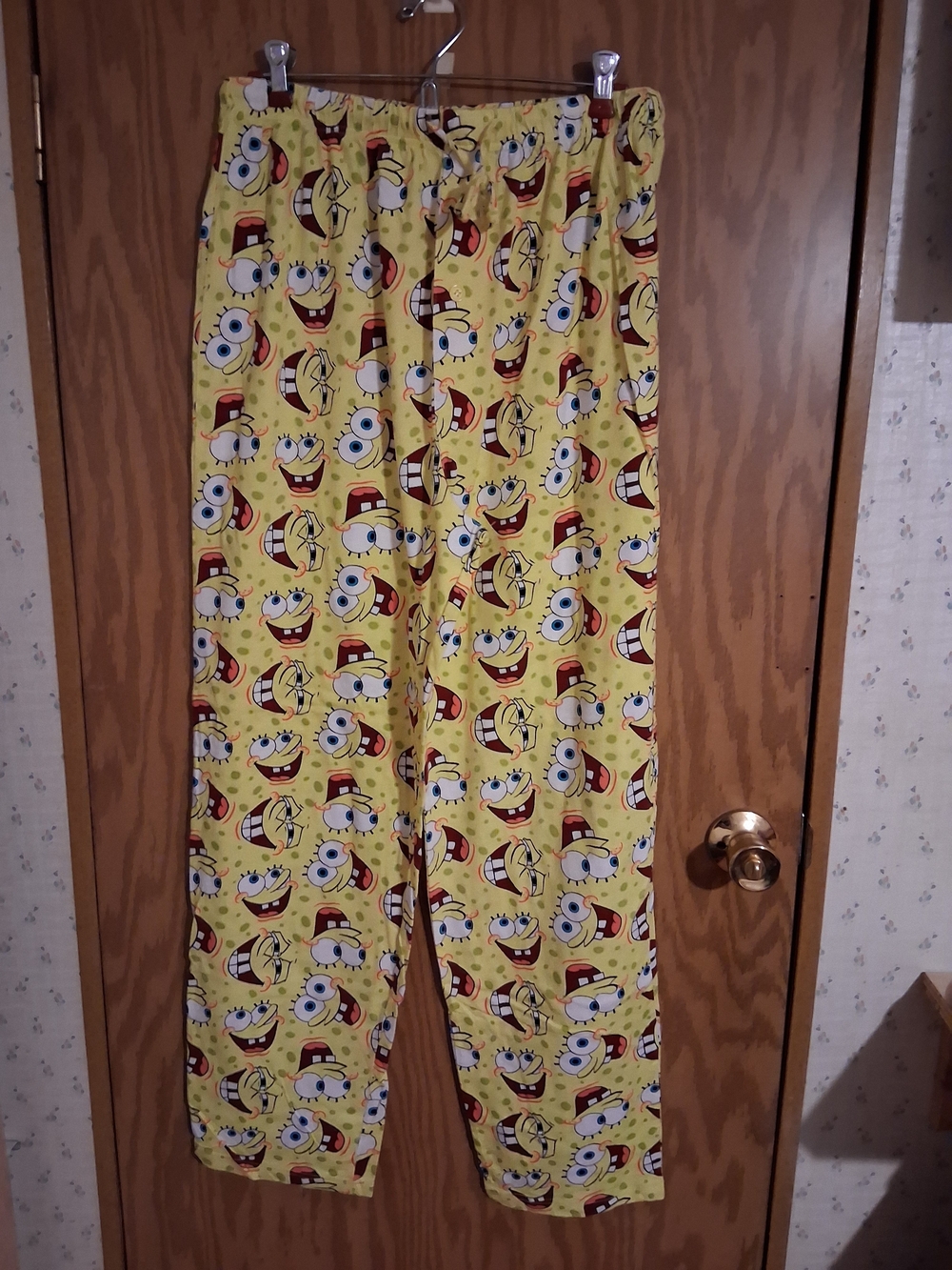 Nickelodeon Yellow SpongeBob Adult Pajama Pants